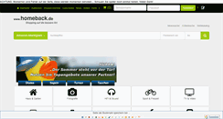 Desktop Screenshot of homeback.de