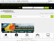 Tablet Screenshot of homeback.de